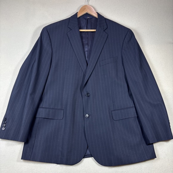 Brooks Brothers Other - BROOKS BROTHERS 346 Men's Navy Blue Pin Striped Sport Coat Blazer Jacket Sz 46R